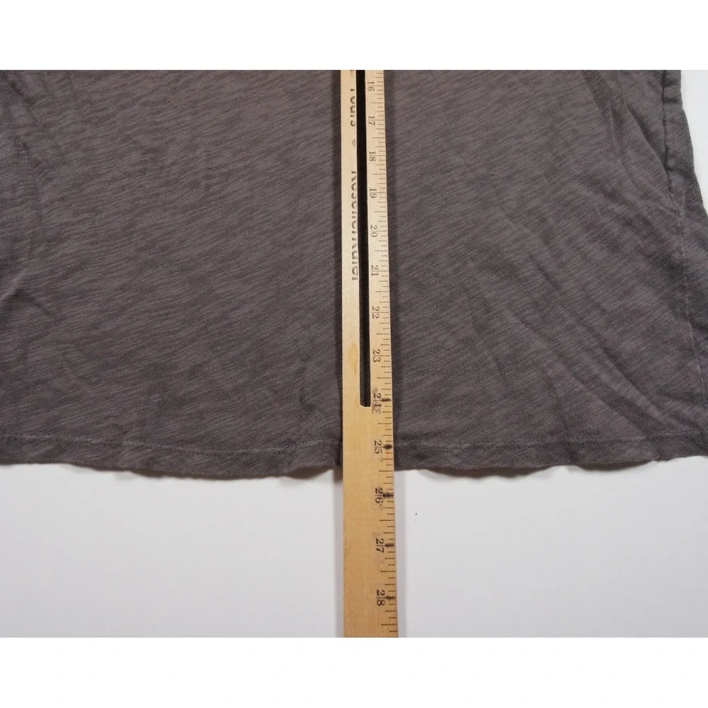 ATM Shirt Mens Medium Gray Short Sleeve Crewneck Slub Jersey Tee Adult Casual